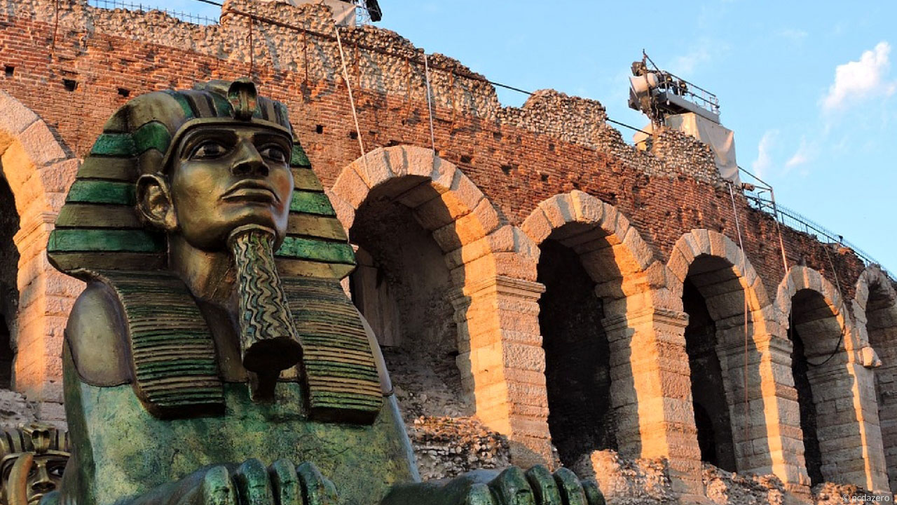 Arena in Verona Denkmal