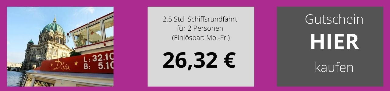 25 Std. Schiffsrundfahrt für 2 Personen 