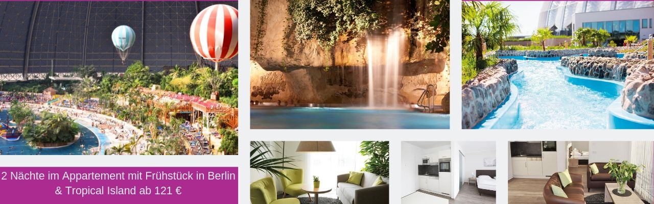2 Naechte im Appartement mit Fruehstueck in Berlin Tropical Island ab 121 