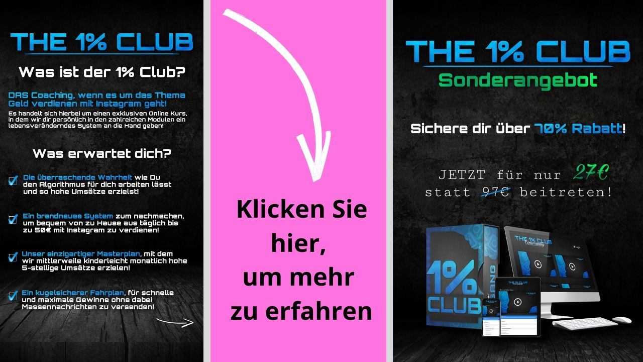 1 Prozent Club Digistore