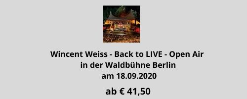 Wincent Weiss Tickets Waldbuehne