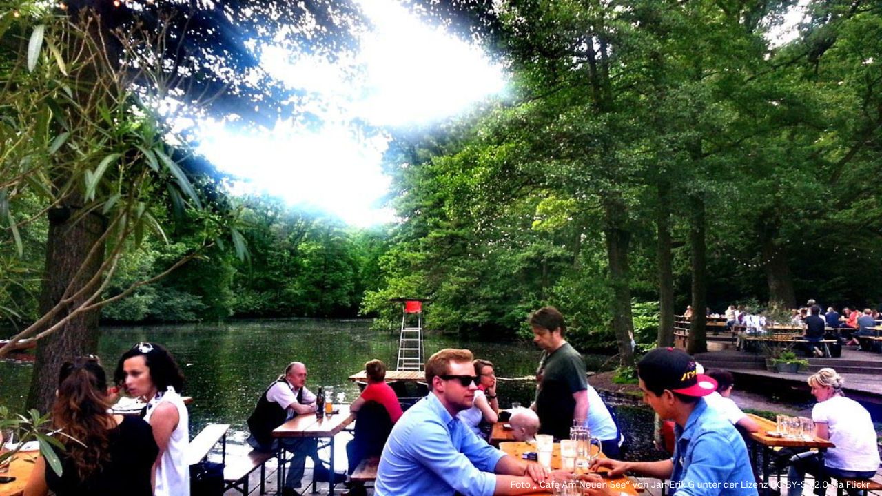 Cafe am Neuen See im Tiergarten Berlin