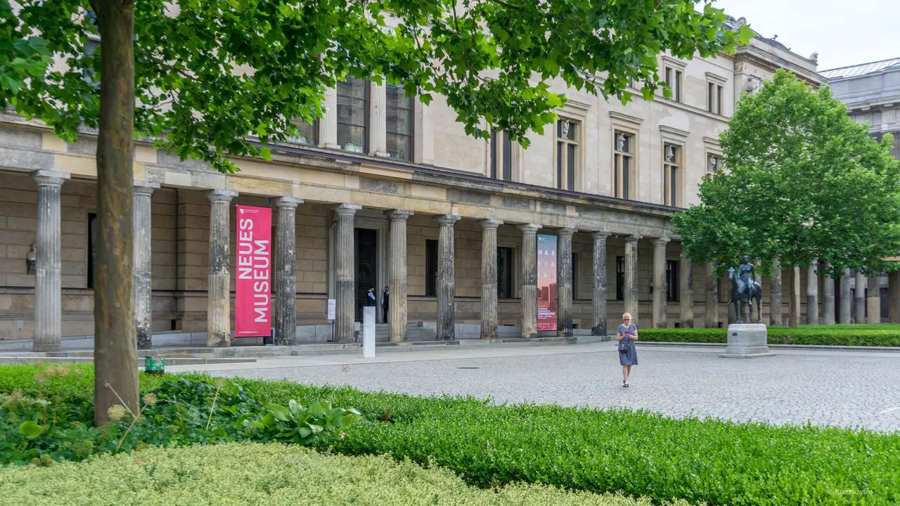 Das Neue Museum auf der Museumsinsel in Berlin.