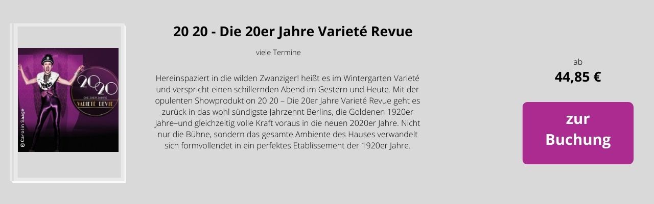 20 20 Die 20er Jahre Varieté Revue