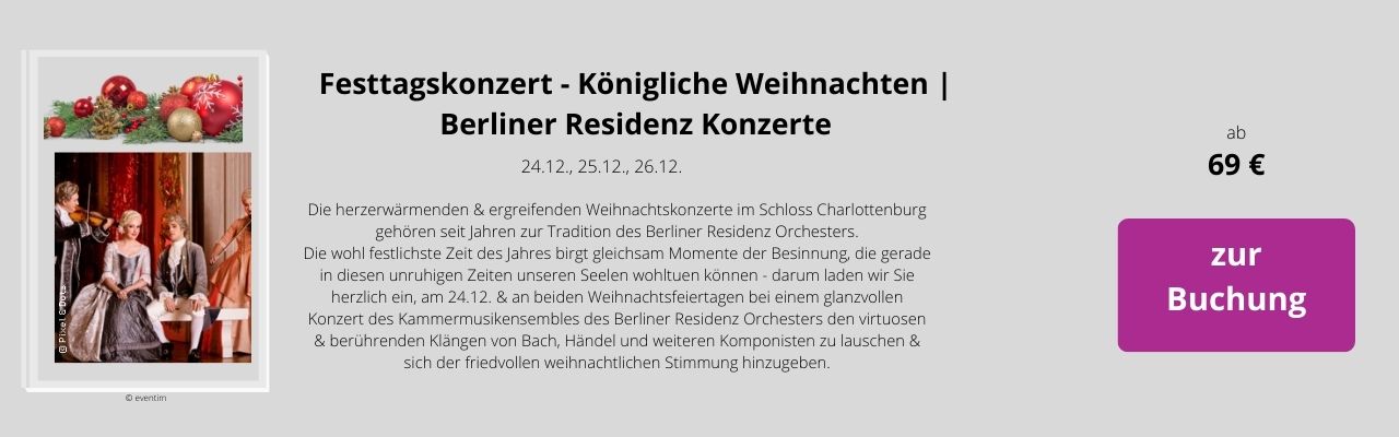 Festtagskonzerte Berliner Residenz Konzerte