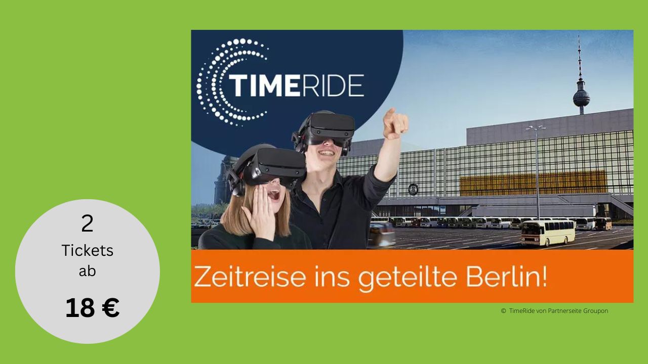 Besuchen Sie die Ausstellung "TimeRide" in Berlin.