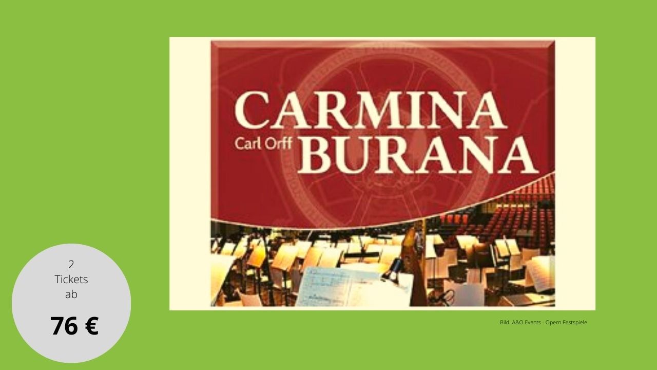 Oper in Berlin: 2 Tickets für „Carmina Burana“ mit Orchester und Chor