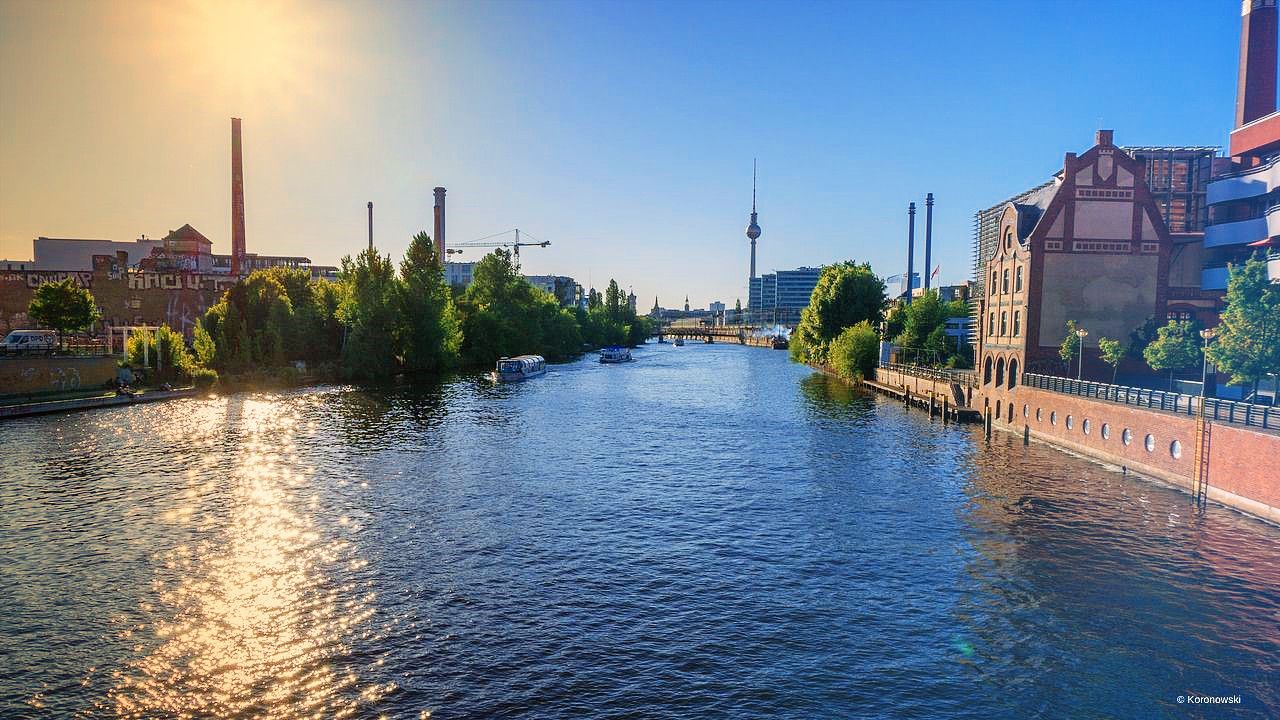 Familienurlaub in Berlin im Sommer.