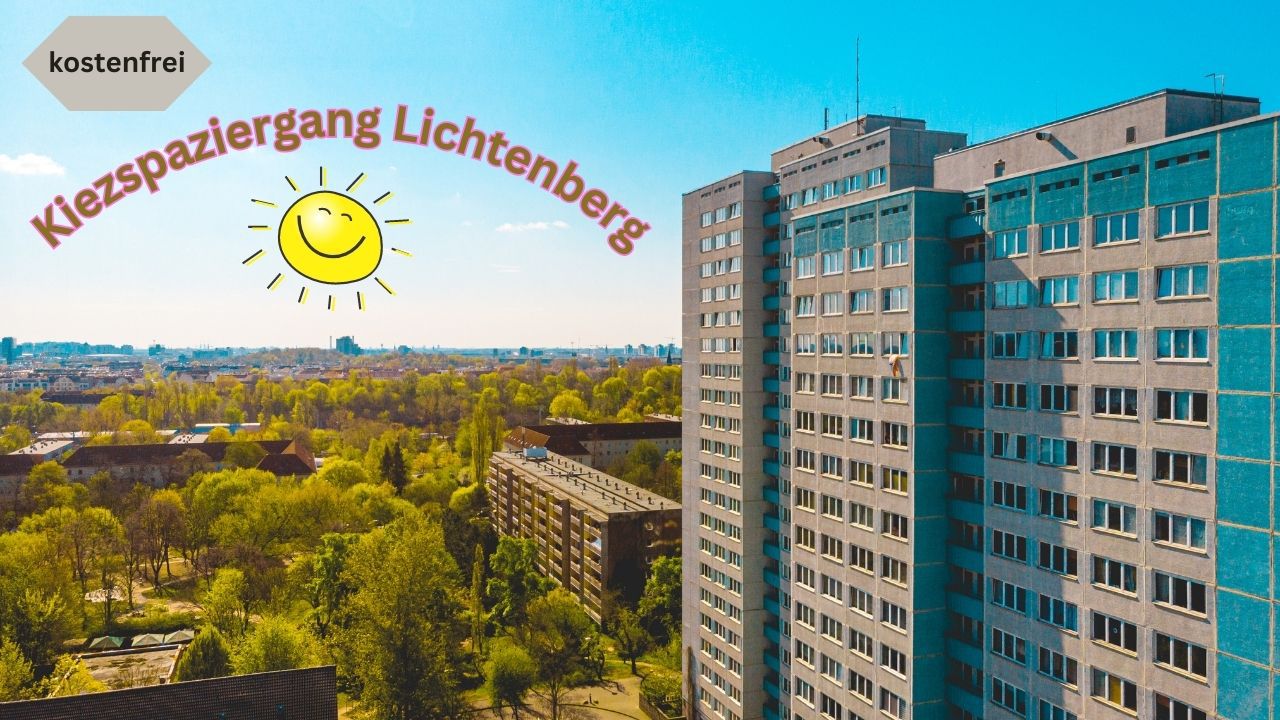 Spaziergang in Berlin durch Lichtenberg