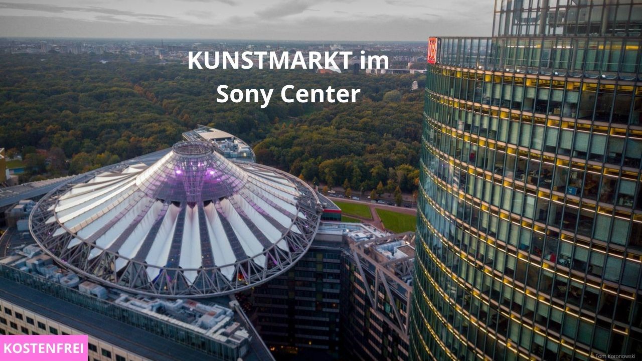 Die Kunstmesse im Sony Center Berlin kostenfrei besuchen.