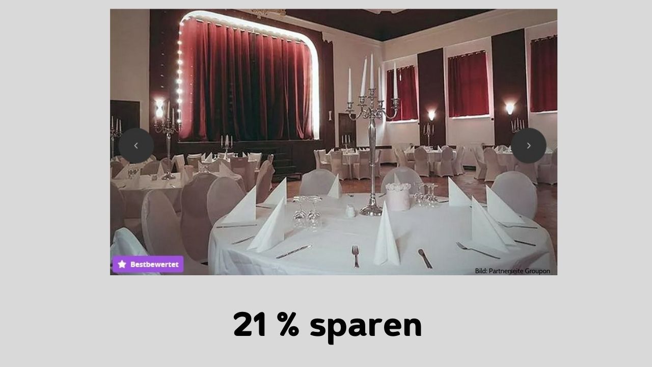 Silvester Gala - Partnerseite Groupon