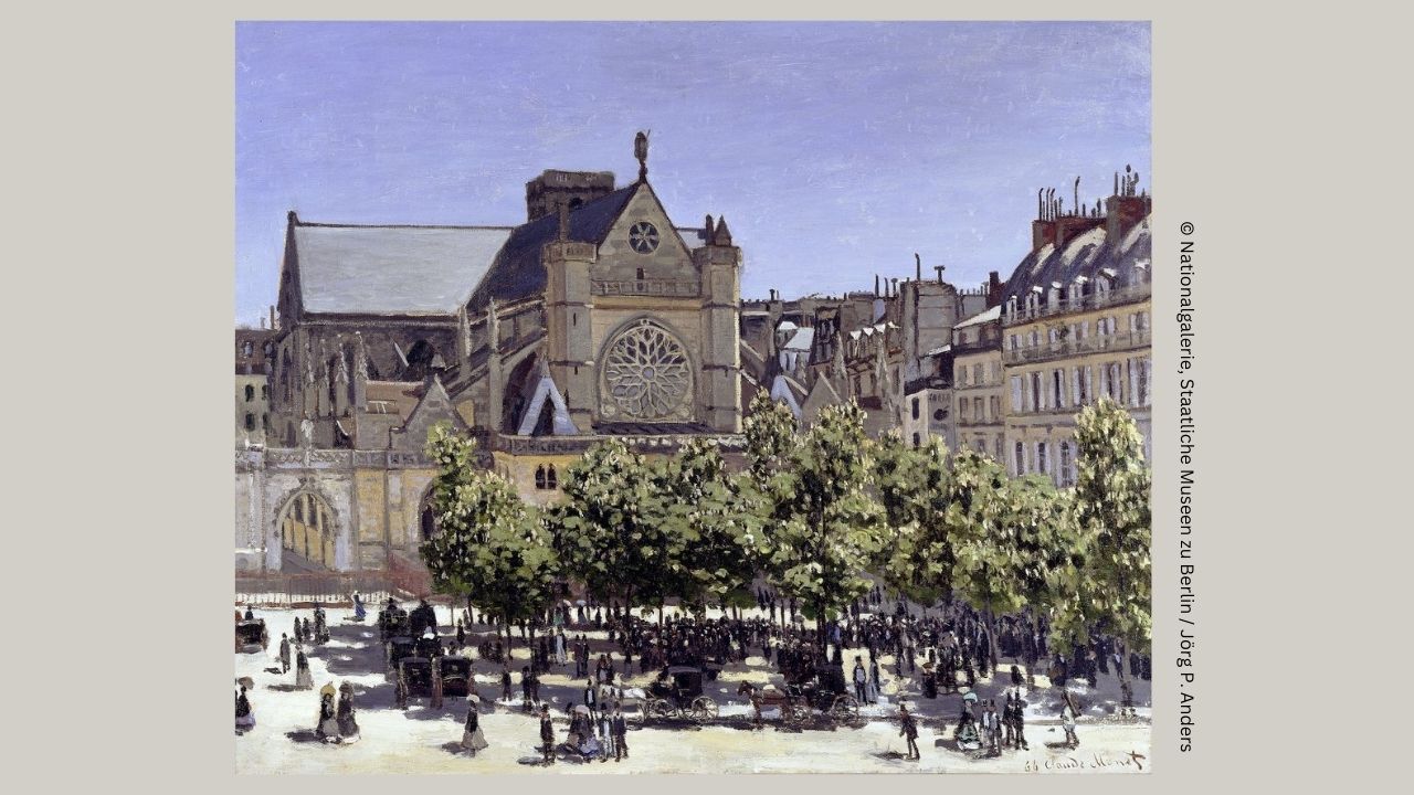 Claude Monet, Saint Germain l'Auxerrois, 1867, Öl auf Leinwand