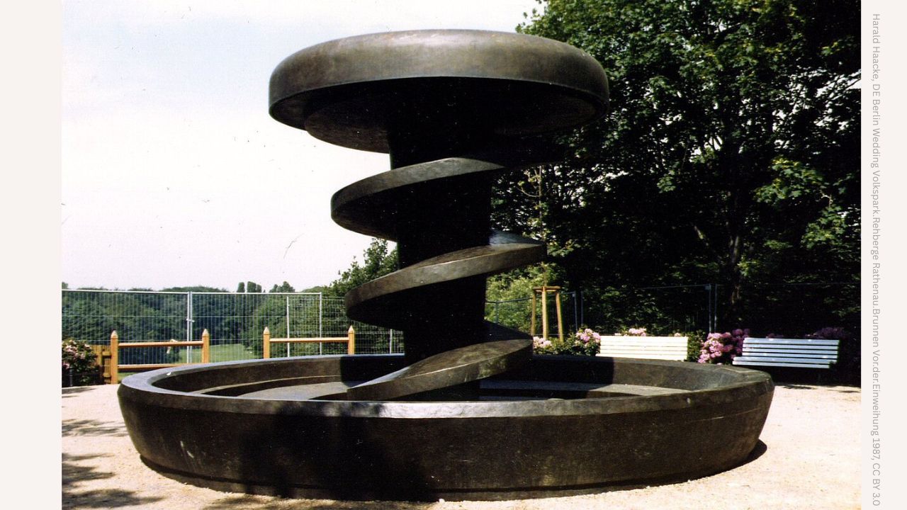 Volkspark Rehberge in Berlin - Rathenau-Denkmal 1987