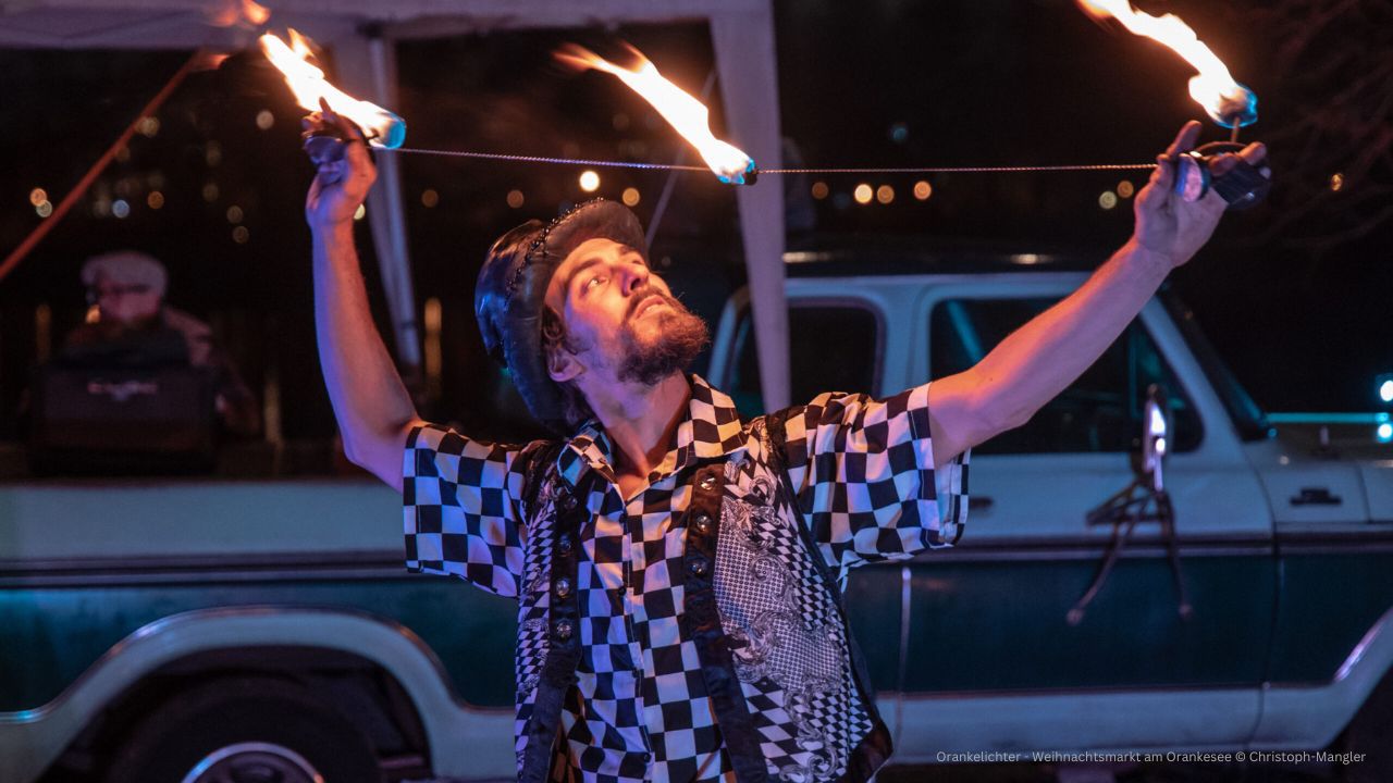 Feuershow ORANKELICHTER Kulturweihnachtsmarkt