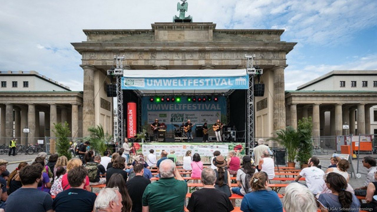 Umweltfestival in Berlin am Brandenburger Tor am 3. Juni 2018.