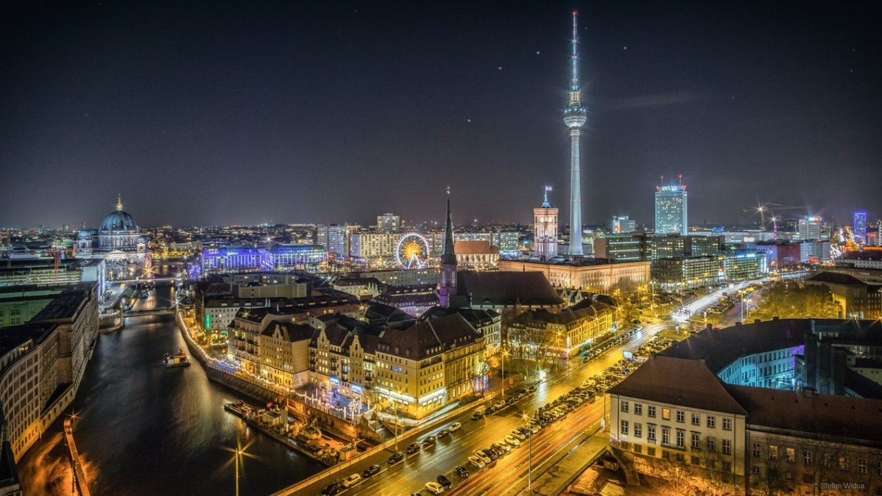 Hier sehen Sie einen fantastischen Blick auf Berlin.