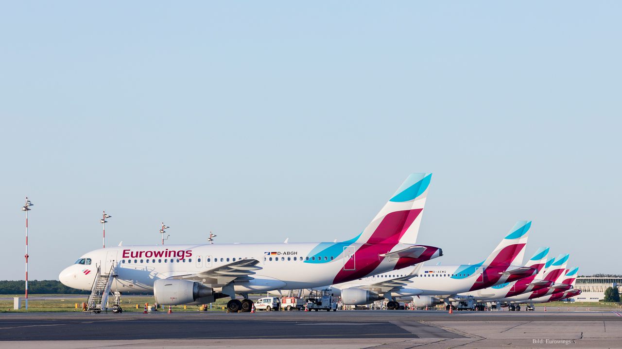 Günstige Flüge von Eurowings – Sale bis 31.01.2018