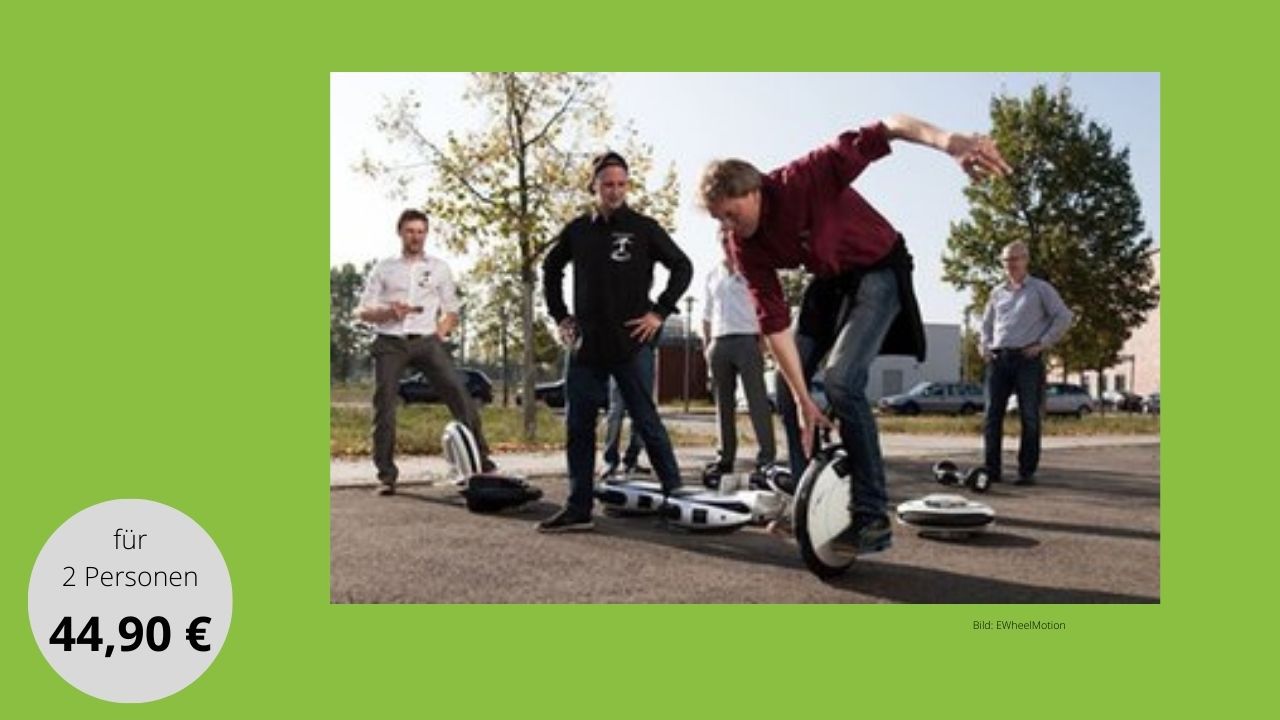 Beim Berlin Deal sparen beim Fahren mit dem Elektroeinrad.