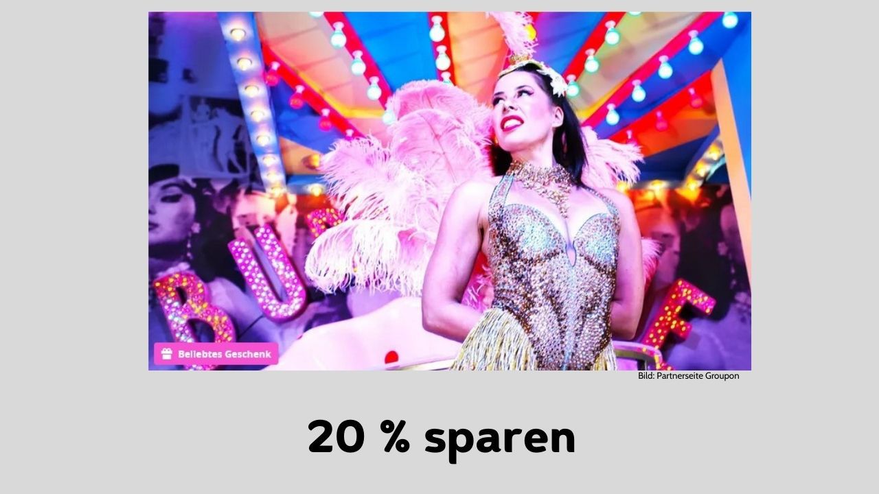 "Cirque du Burlesque" - Partnerseite Groupon