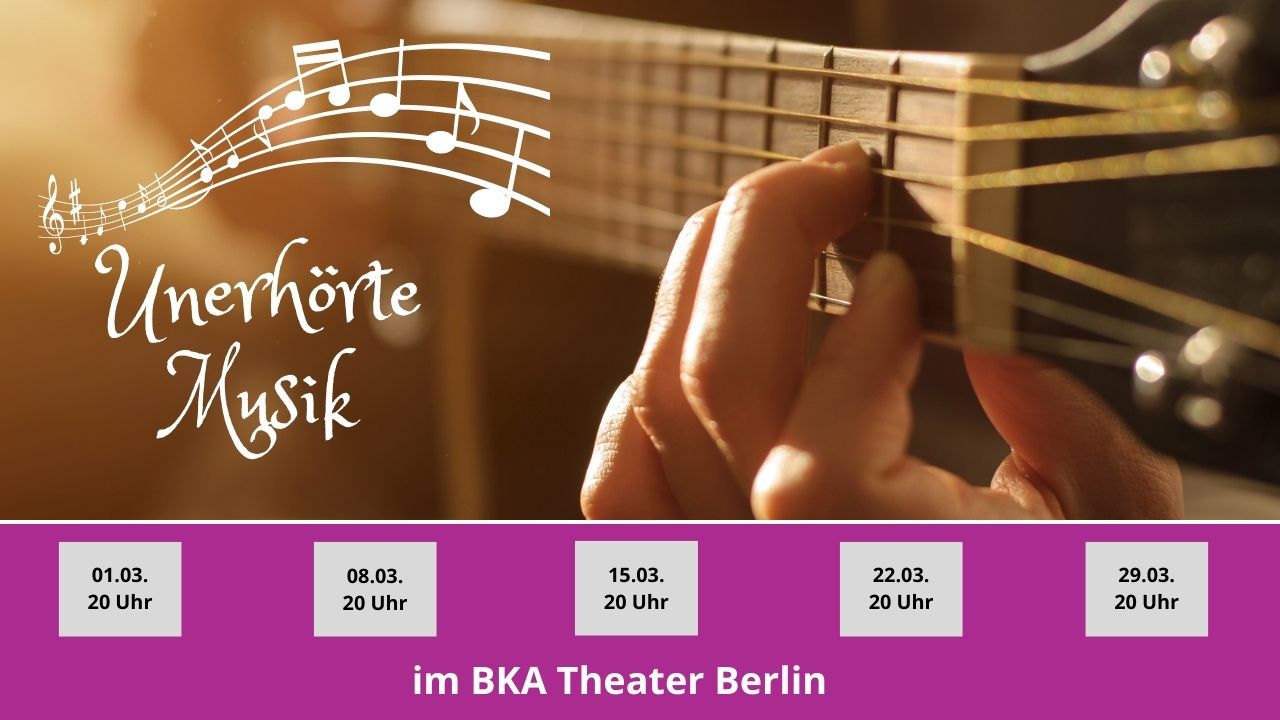 Ein besonderer musikalischer Leckerbissen ist die "Unerhörte Musik" im BKA-Theater in Berlin.