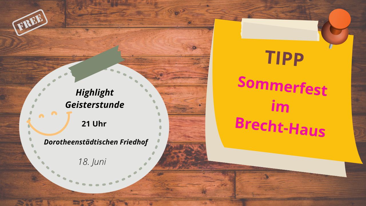 Sommerfest im Brechthaus