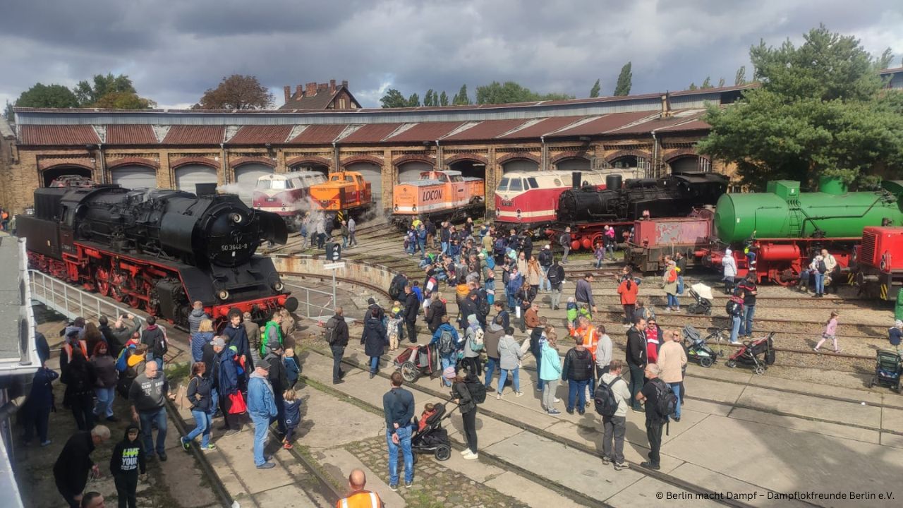 Frühlingsfest im Bahnbetriebswerk Schöneweide, Berlin 