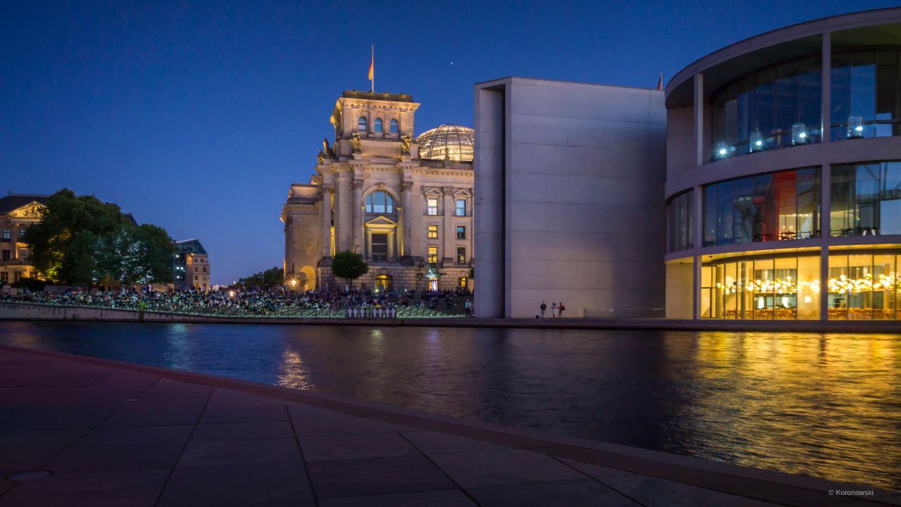 Der Spreebogenpark in Berlin