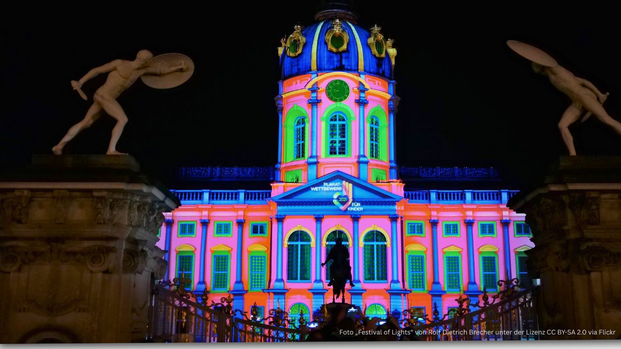 Festival of Lights - Schloss Chralottenburg in Berlin