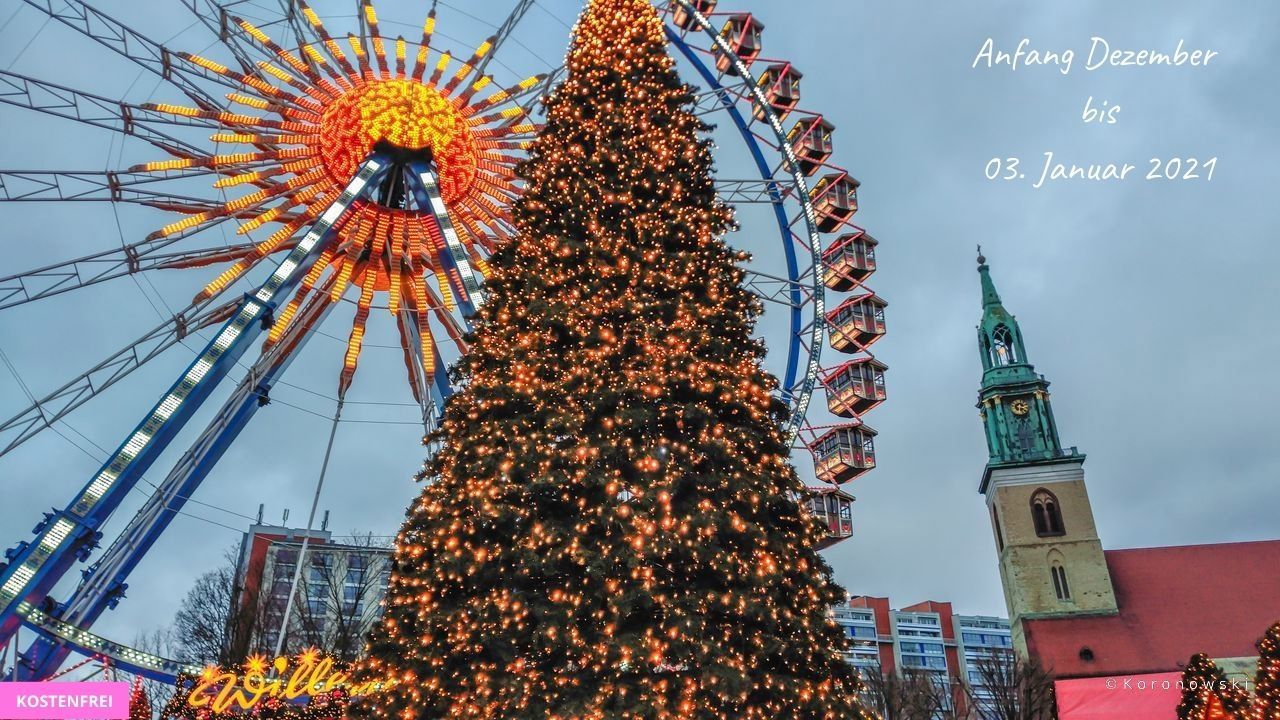 Weihnachtsmarkt „Berliner Weihnachtszeit“ am Rotem Rathaus