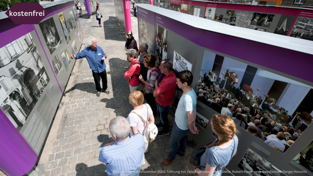 Open-Air-Ausstellung Revolution und Mauerfall