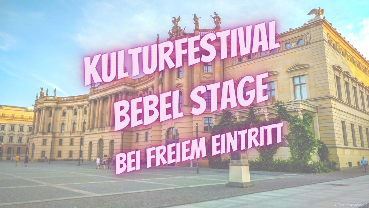 Kunst und Kultur auf dem Bebelplatz in Berlin 