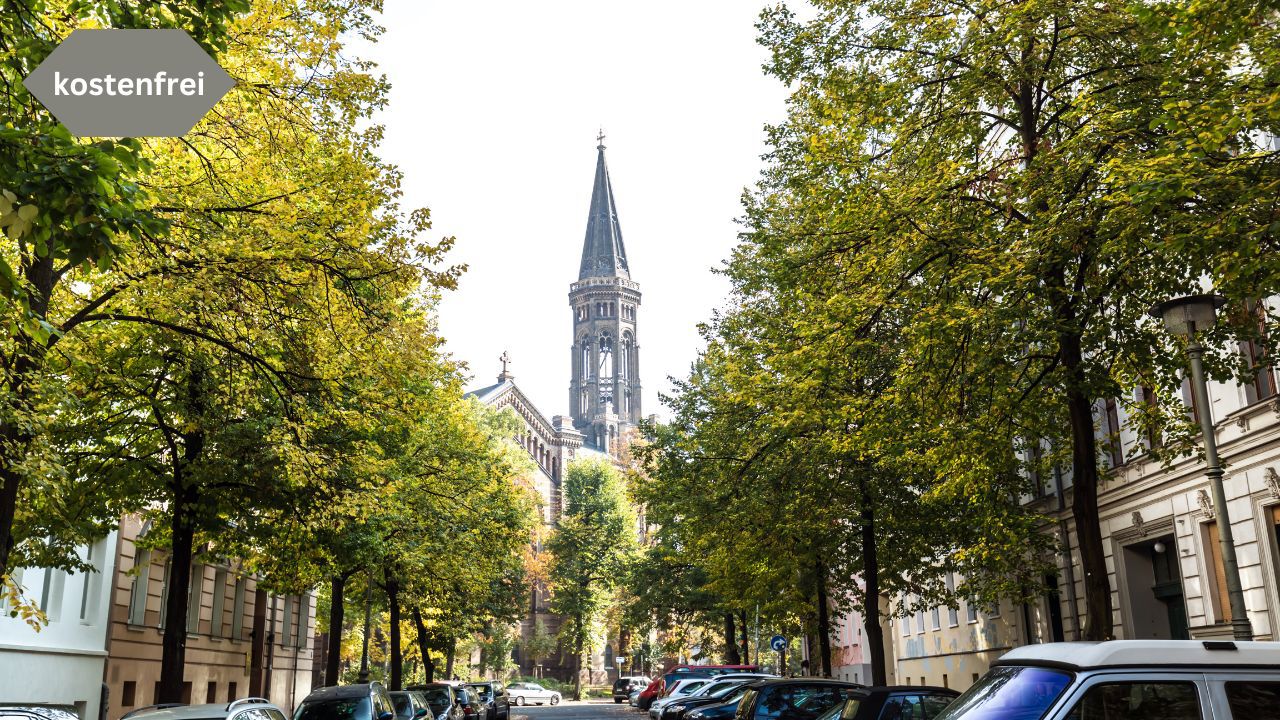 Allee in Berlin