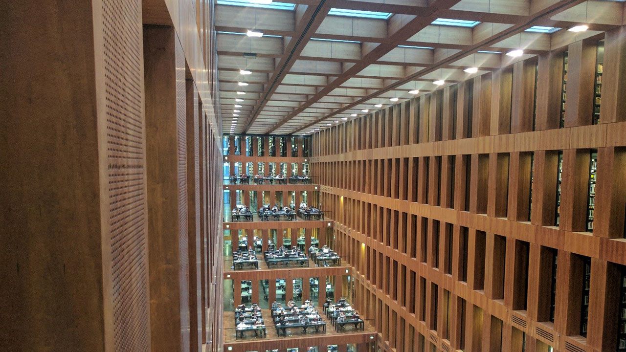 The largest library in Germany — The Jacob and Wilhelm Grimm Center
