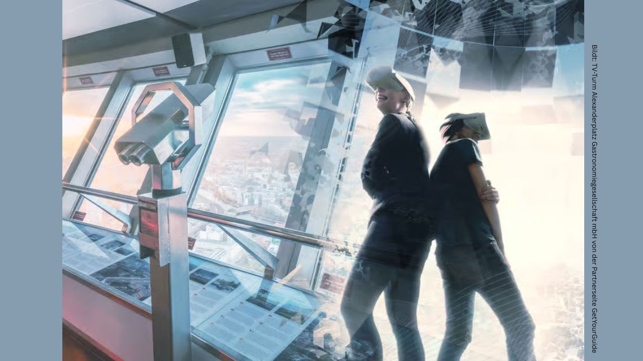 Tickets für den Eingang zum Fernsehturm und das VR-Erlebnis